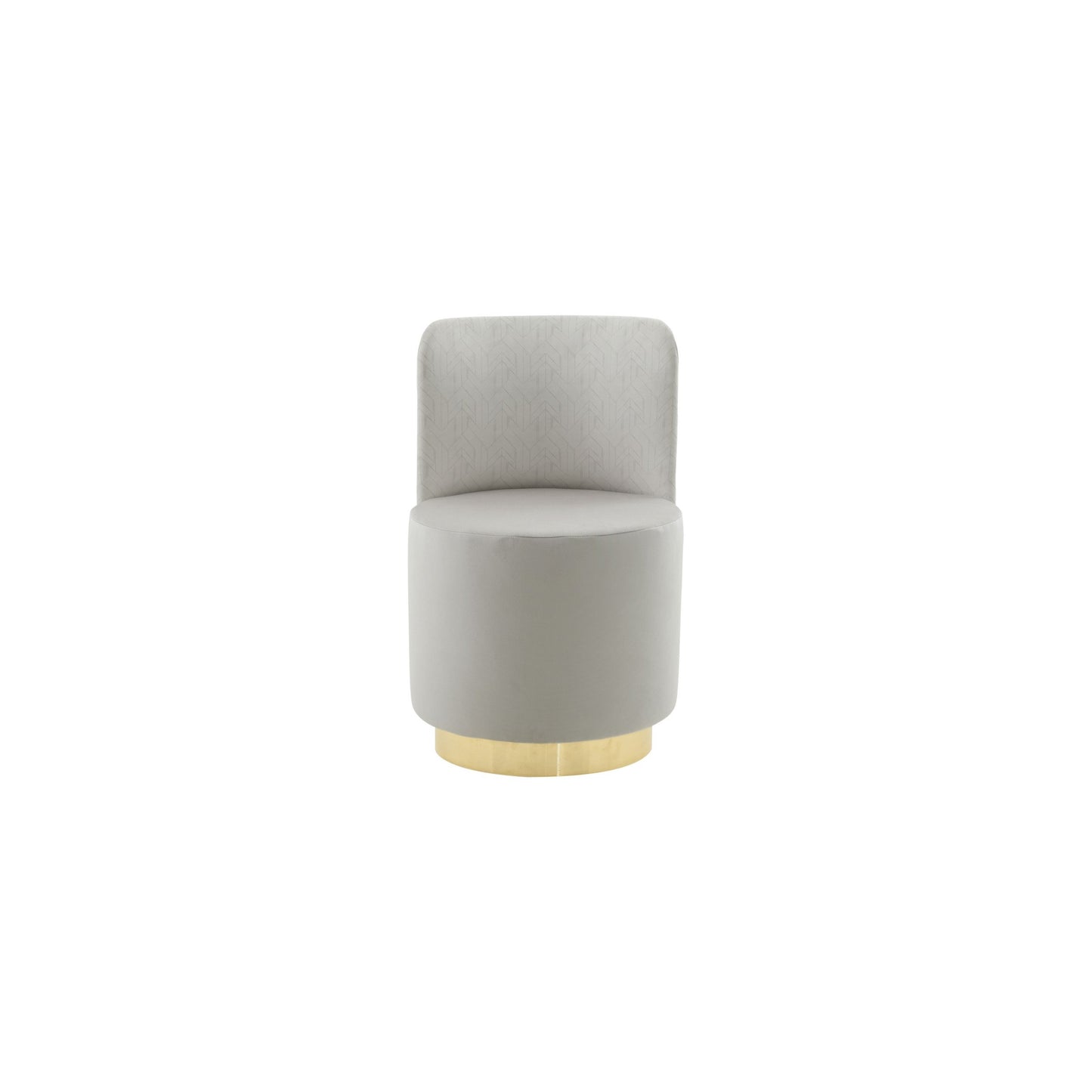 Louise pouf with backrest