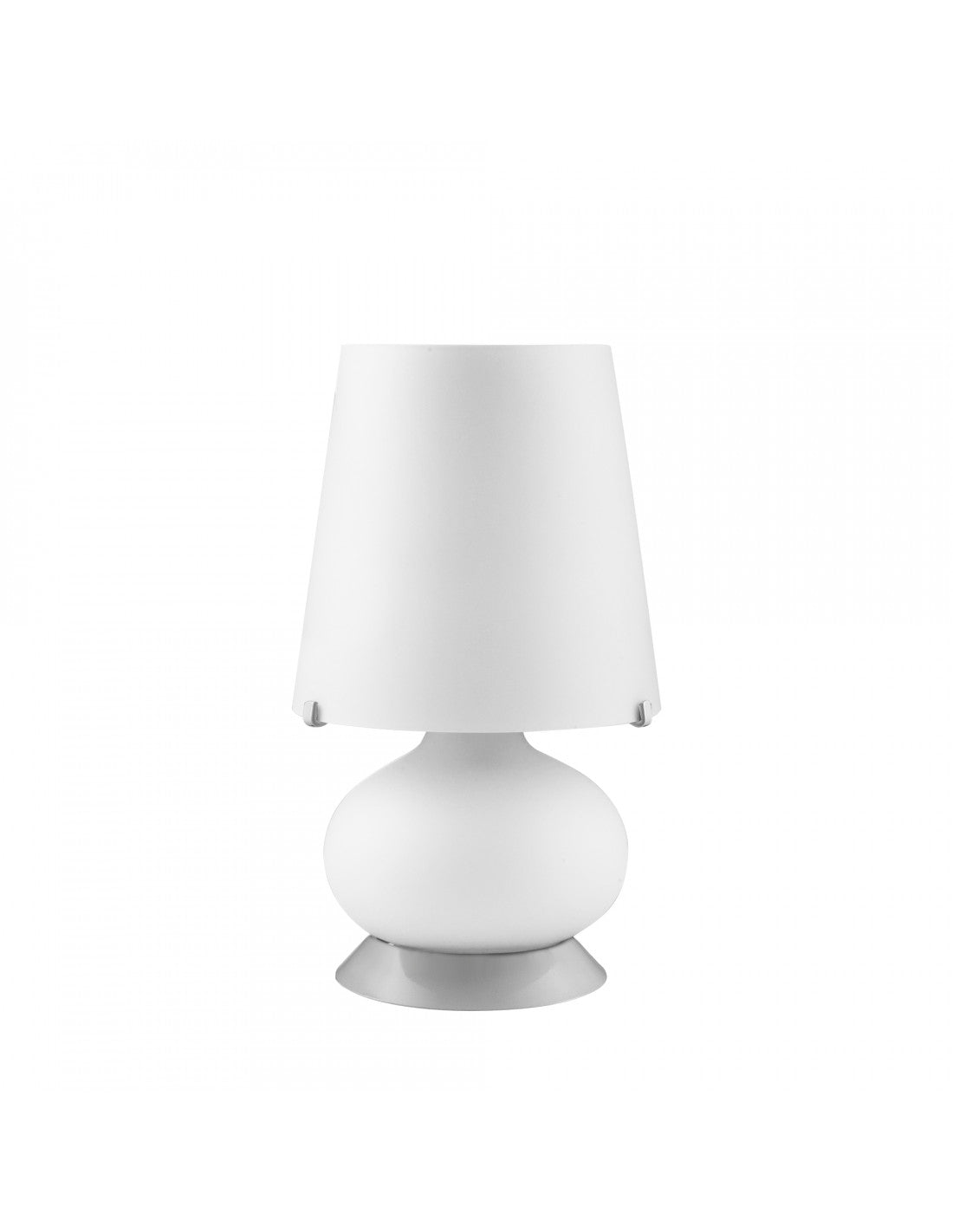Lampada da tavolo Kandida bianca
