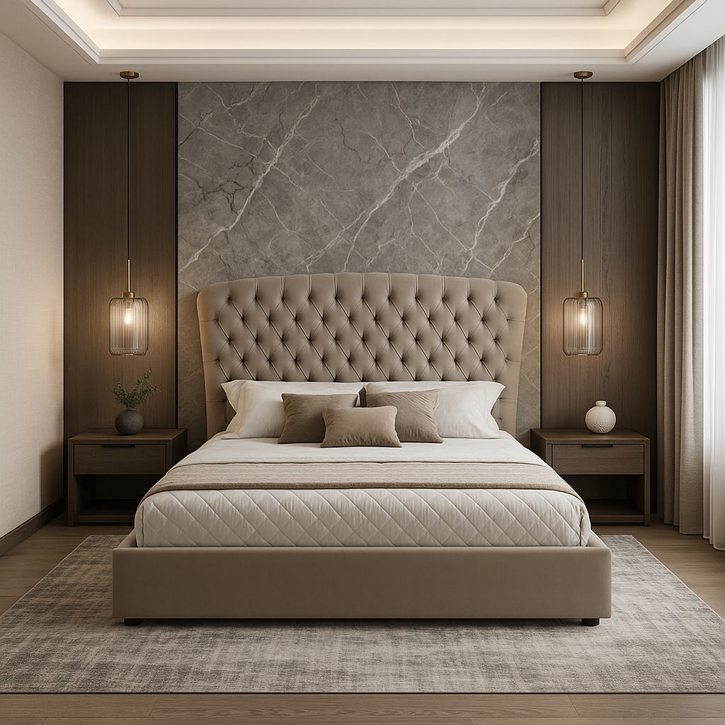 Letto imbotitto Flavia