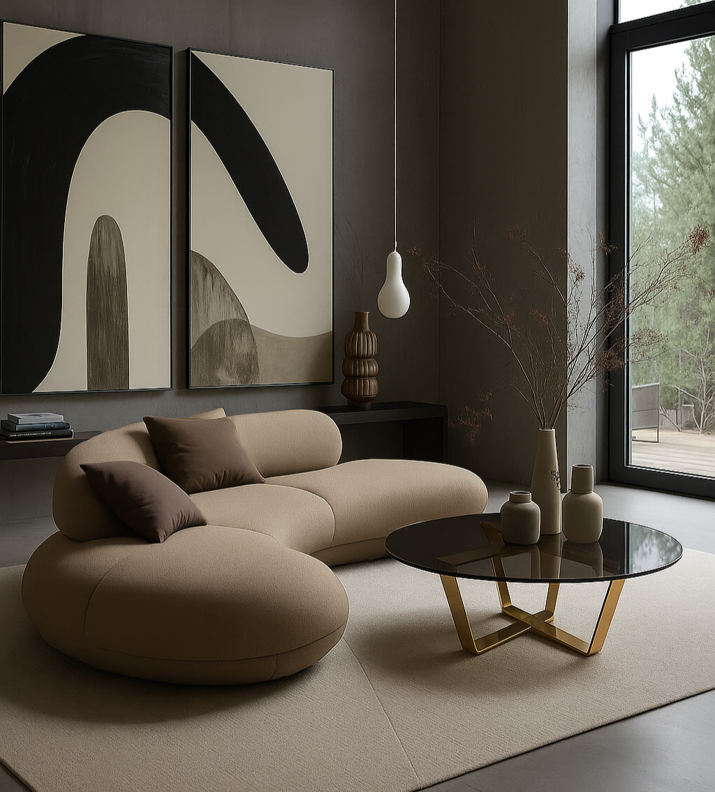 Jessi Glass Low Coffee Table