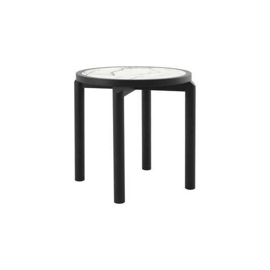 Gizzi coffee table with marble effect top