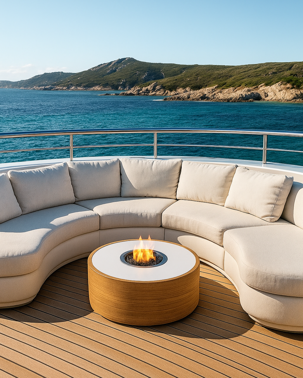 Amalfi Fireplace Base